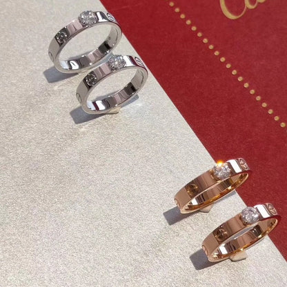 [Glow Muse]LOVE RING 3.6MM 1 BIG DIAMOND