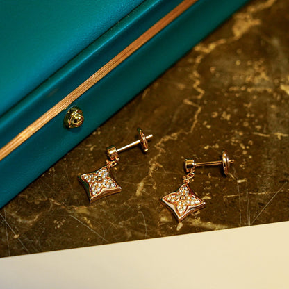 [Glow Muse]STAR DIAMONDS EARRINGS GOLD