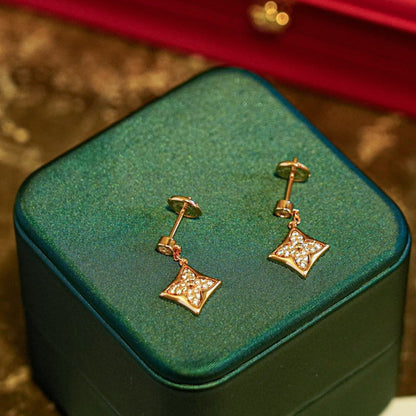 [Glow Muse]STAR DIAMONDS EARRINGS GOLD