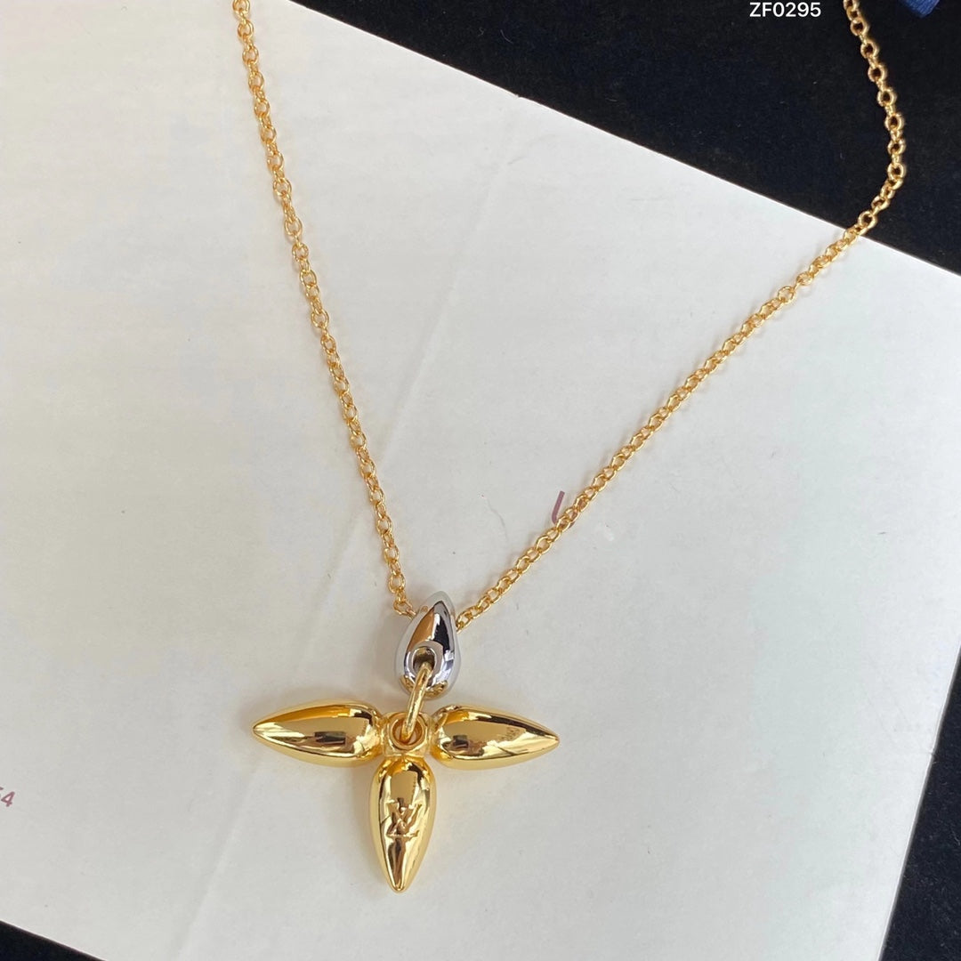 [Glow Muse]LOUISETTE PEDANT GOLD NECKLACE