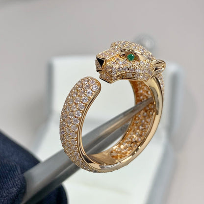 [Glow Muse]PANTHERE PINK GOLD DIAMOND RING