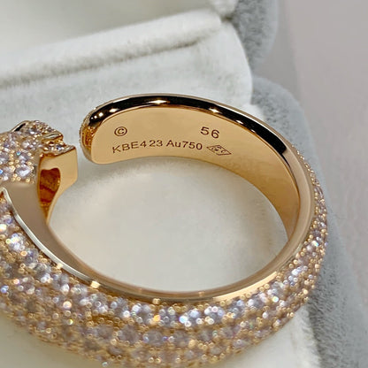 [Glow Muse]PANTHERE PINK GOLD DIAMOND RING