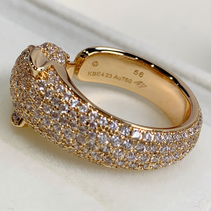 [Glow Muse]PANTHERE PINK GOLD DIAMOND RING