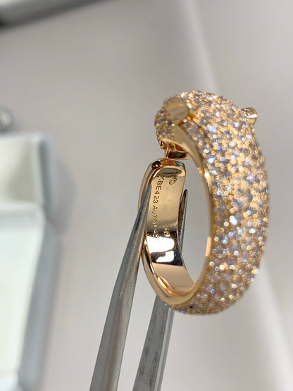 [Glow Muse]PANTHERE PINK GOLD DIAMOND RING