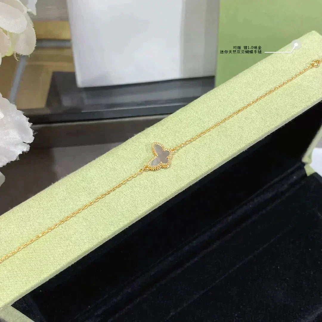 [Glow Muse]BUTTERFLY DARK MOP BUTTERFLY BRACELET