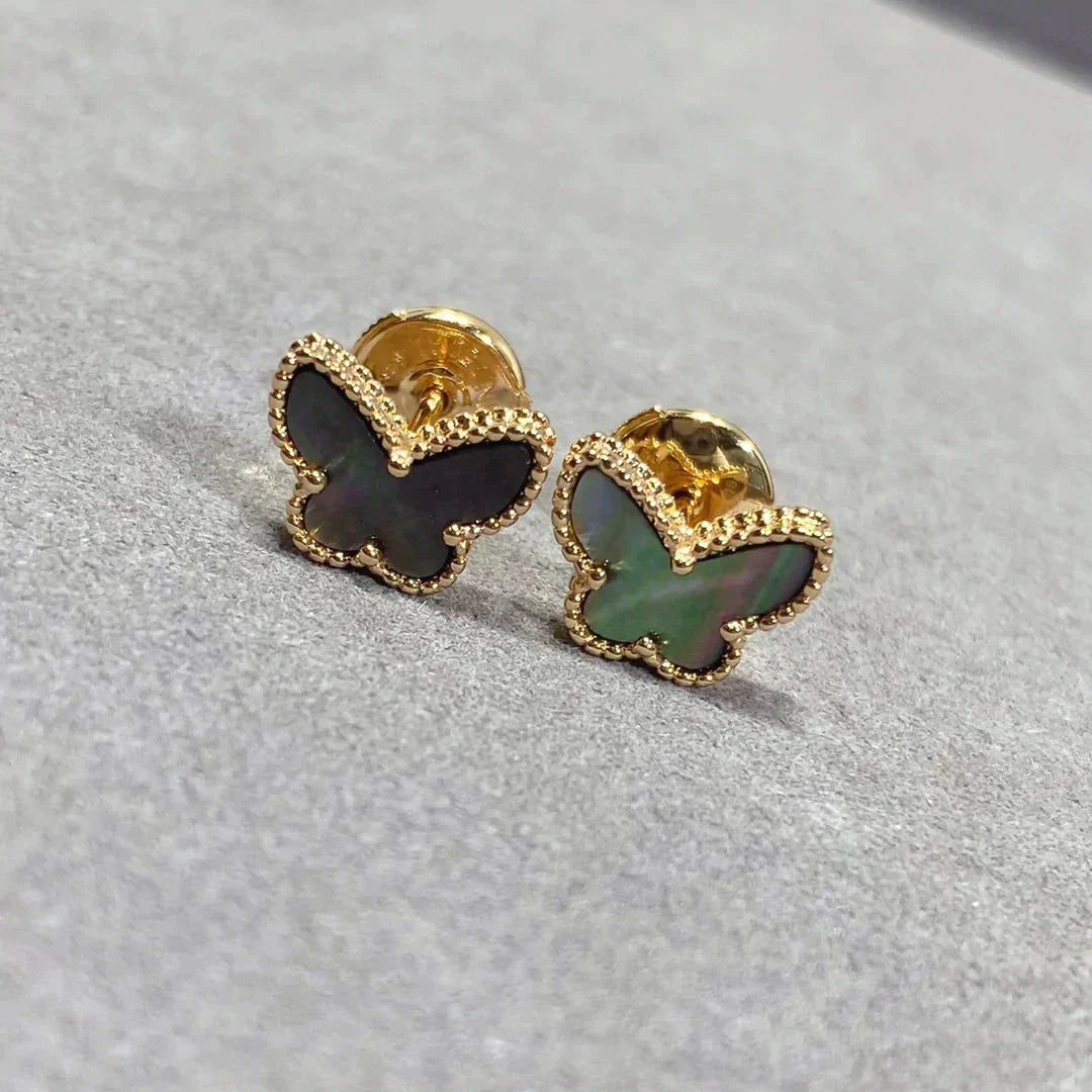 [Glow Muse]BUTTERFLY DARK MOP  EARRINGS