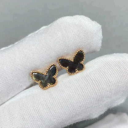 [Glow Muse]BUTTERFLY DARK MOP  EARRINGS