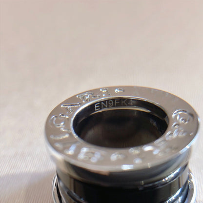 [Glow Muse]ZERO 1 BLACK CERAMIC SILVER NECKLACE