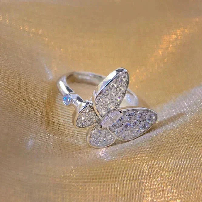 [Glow Muse]BUTTERFLY DIAMOND RING