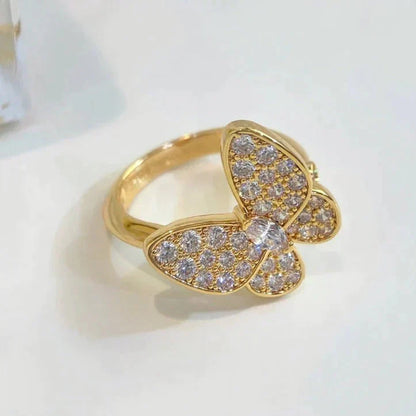 [Glow Muse]BUTTERFLY DIAMOND RING