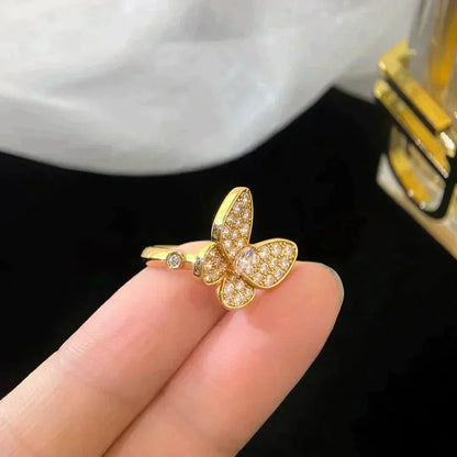 [Glow Muse]BUTTERFLY DIAMOND RING