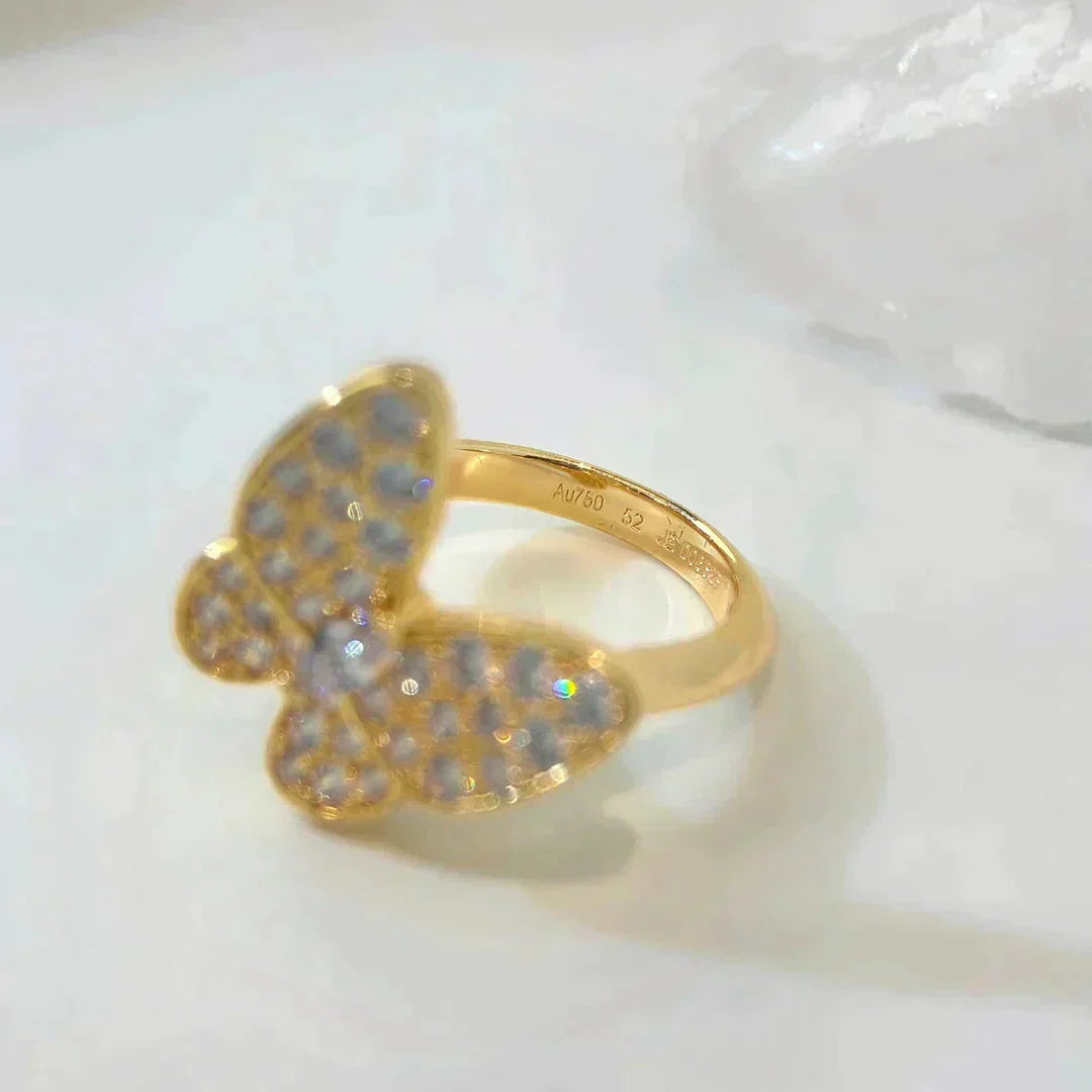 [Glow Muse]BUTTERFLY DIAMOND RING