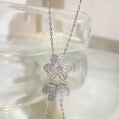 [Glow Muse]FLOWER DIAMOND NECKLACE