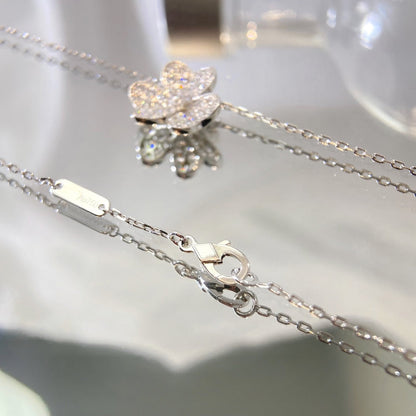 [Glow Muse]FLOWER DIAMOND NECKLACE