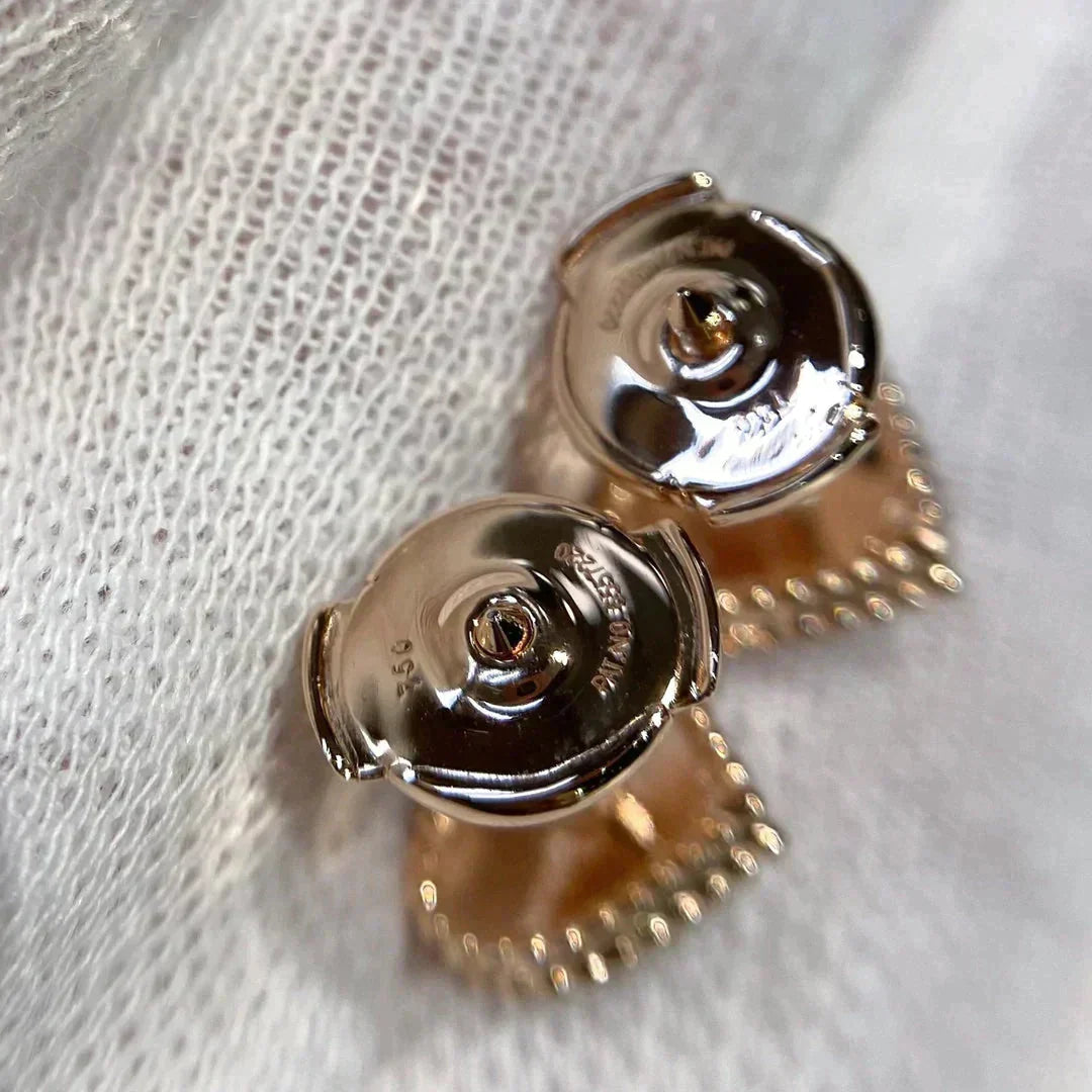 [Glow Muse]HEART CARNELIAN STUD EARRINGS