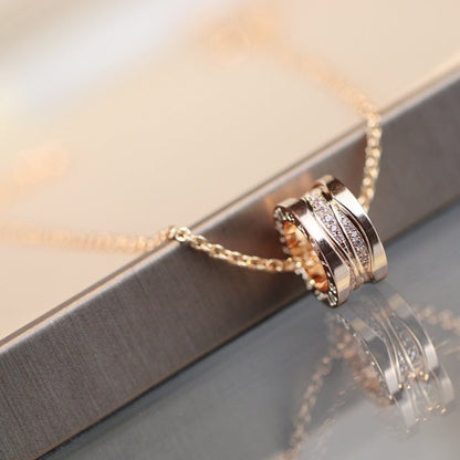 [Glow Muse]ZERO 1 PINK GOLD DIAMOND NECKLACE