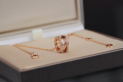 [Glow Muse]ZERO 1 PINK GOLD NECKLACE