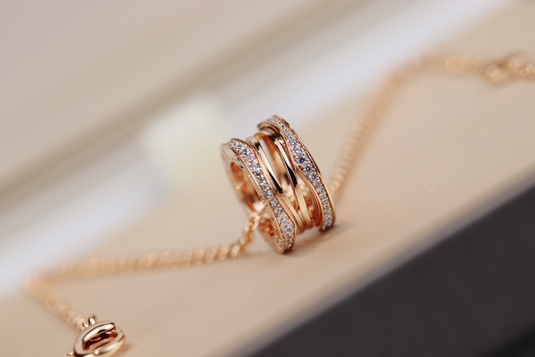 [Glow Muse]ZERO 1 PINK GOLD NECKLACE