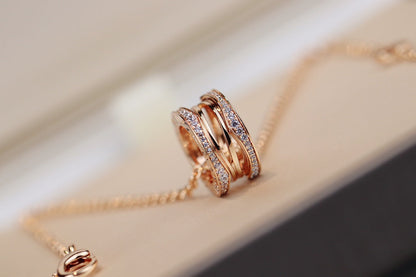 [Glow Muse]ZERO 1 PINK GOLD NECKLACE
