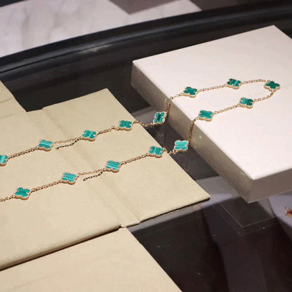 [Glow Muse]CLOVER 20 MOTIFS MALACHITE GOLD