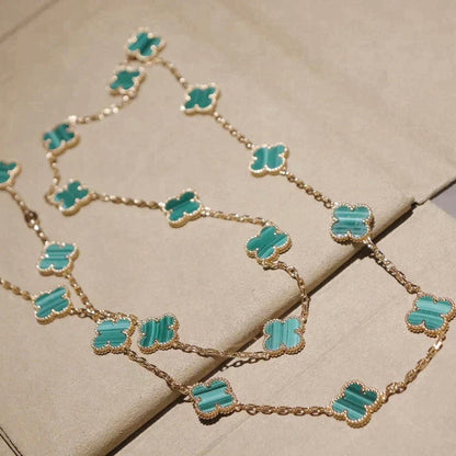 [Glow Muse]CLOVER 20 MOTIFS MALACHITE GOLD