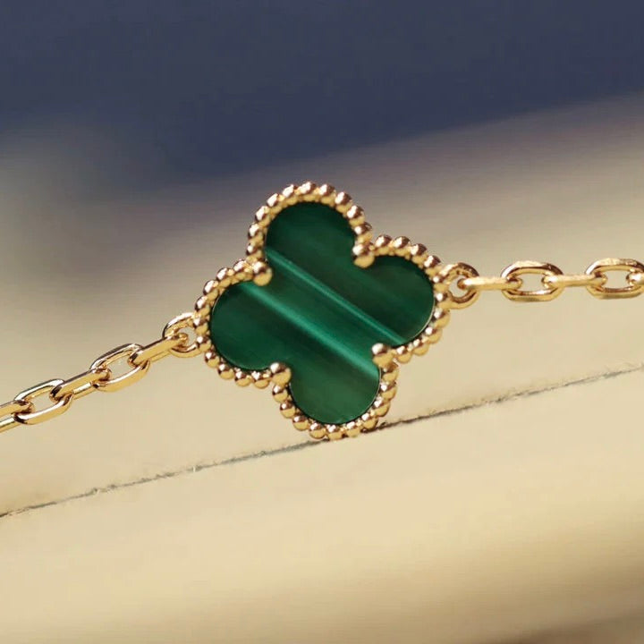 [Glow Muse]CLOVER 20 MOTIFS MALACHITE GOLD