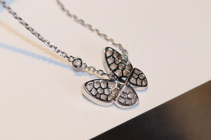 [Glow Muse]BUTTERFLY DIAMOND NECKLACE