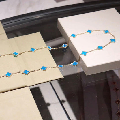 [Glow Muse]CLOVER 20 MOTIFS TURQUOISE GOLD