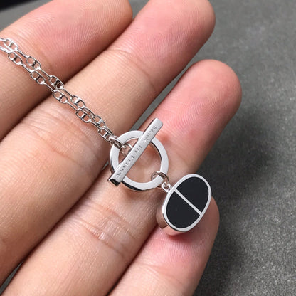 [Glow Muse]CHAINE VERSO BLACK CERAMIC  NECKLACE