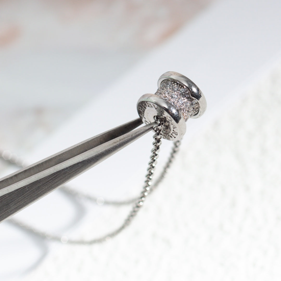 [Glow Muse]ZERO 1 SILVER DIAMOND NECKLACE