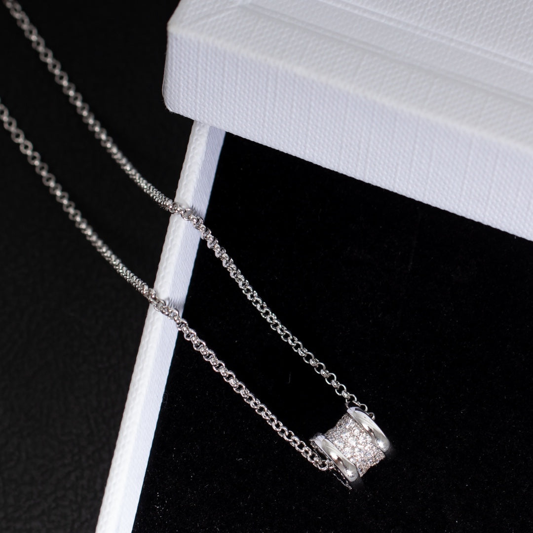 [Glow Muse]ZERO 1 SILVER DIAMOND NECKLACE