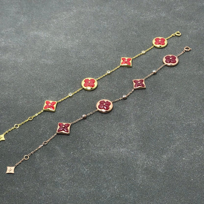 [Glow Muse]STAR AND SUN CARNELIAN 4 MOTIFS 3 DIAMONDS