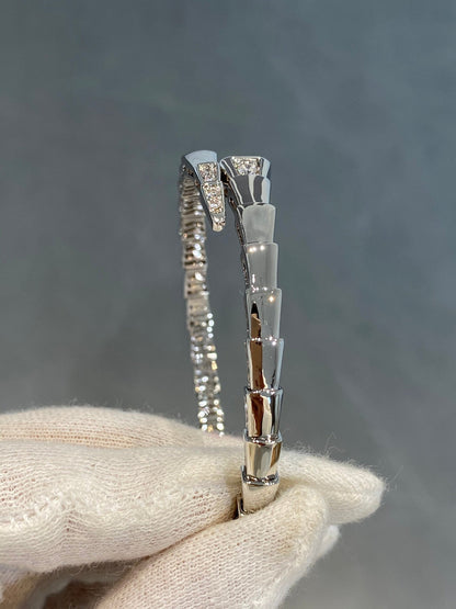 [Glow Muse]SERPENTI BRACELET DIAMONDS SILVER