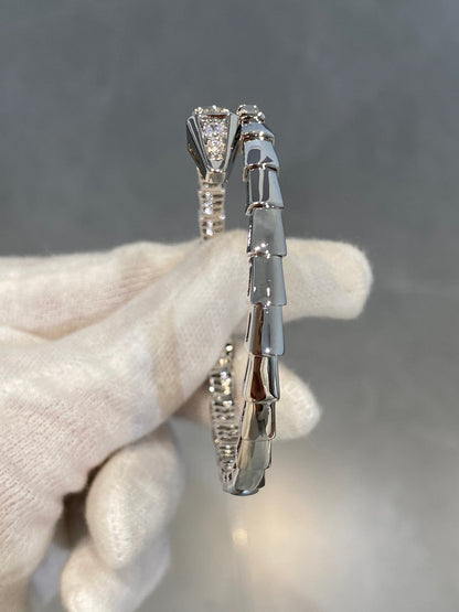 [Glow Muse]SERPENTI BRACELET DIAMONDS SILVER