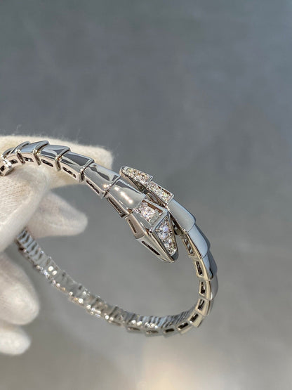[Glow Muse]SERPENTI BRACELET DIAMONDS SILVER