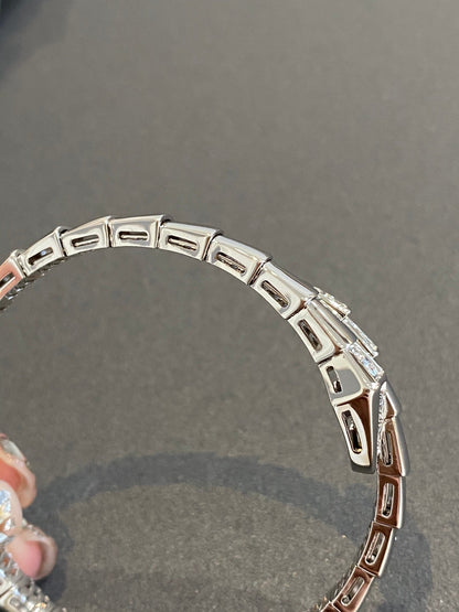 [Glow Muse]SERPENTI BRACELET DIAMONDS SILVER