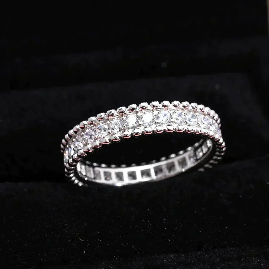[Glow Muse]PERLEE DIAMOND SILVER RING