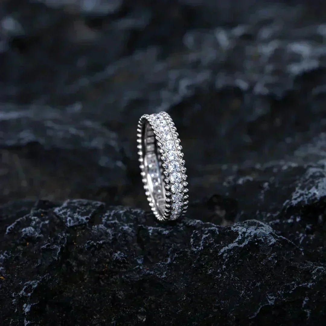 [Glow Muse]PERLEE DIAMOND SILVER RING