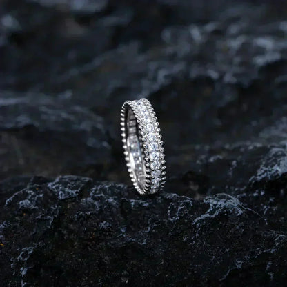 [Glow Muse]PERLEE DIAMOND SILVER RING