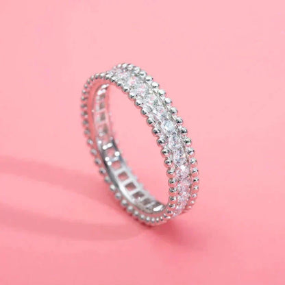 [Glow Muse]PERLEE DIAMOND SILVER RING