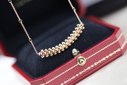 [Glow Muse]CLASH PINK GOLD NECKLACE