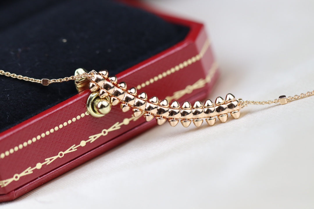 [Glow Muse]CLASH PINK GOLD NECKLACE