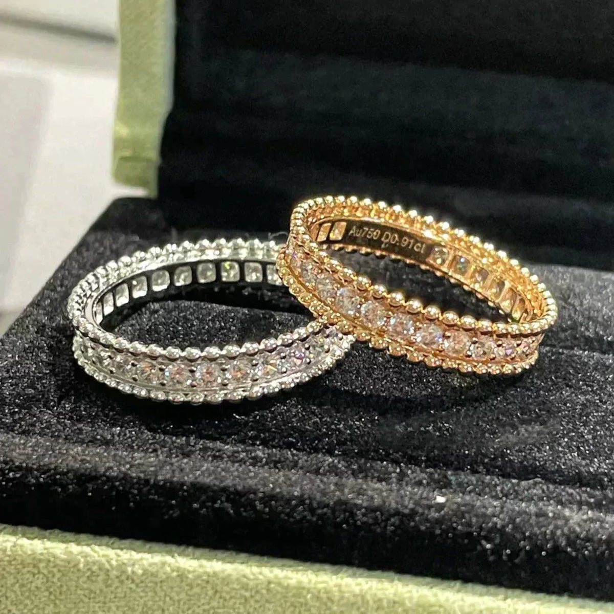 [Glow Muse]PERLEE DIAMOND ROSE GOLD RING
