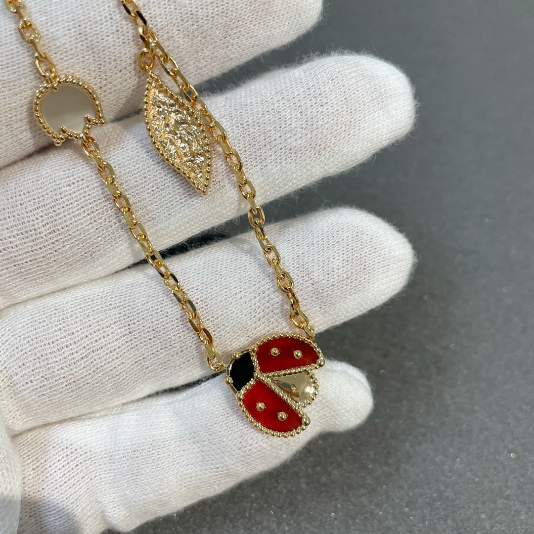 [Glow Muse]LUCKY SPRING 15 MOTIFS GOLD NECKLACE