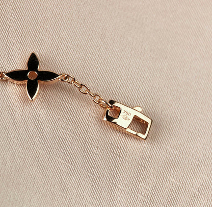 [Glow Muse]STAR AND SUN 7 MOTIFS GOLD BRACELET