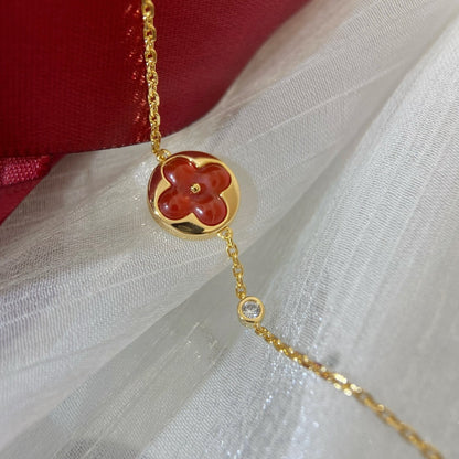[Glow Muse]SUN PEDANT CARNELIAN BRACELET