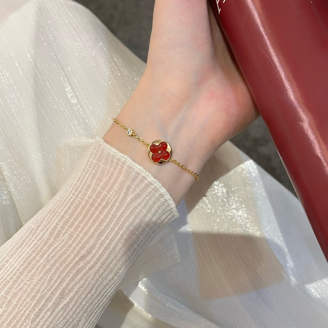 [Glow Muse]SUN PEDANT CARNELIAN BRACELET