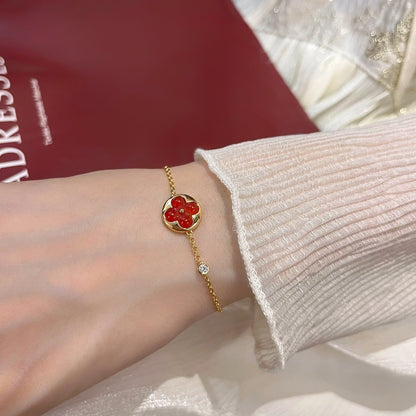 [Glow Muse]SUN PEDANT CARNELIAN BRACELET