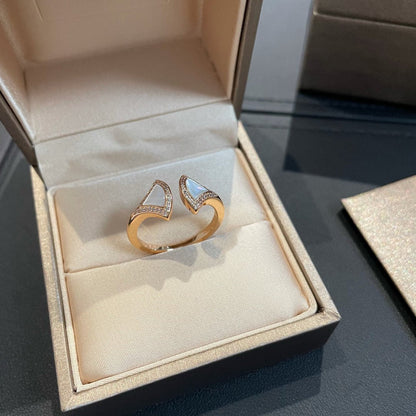 [Glow Muse]DREAM MOP DIAMOND OPEN RING