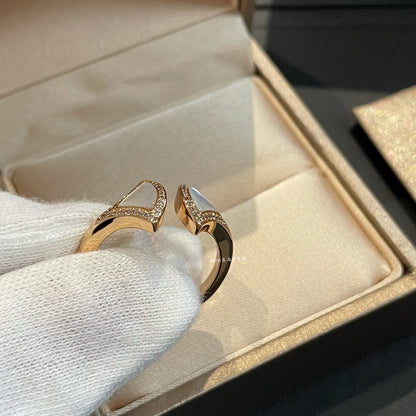 [Glow Muse]DREAM MOP DIAMOND OPEN RING